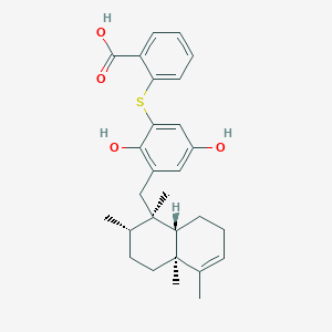 molecular formula C28H34O4S B1251767 Avarol-3'-Thiosalicylate 