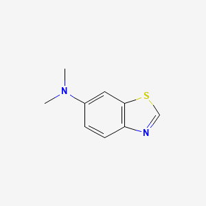molecular formula C9H10N2S B12517673 N,N-Dimethyl-1,3-benzothiazol-6-amine CAS No. 79138-22-0