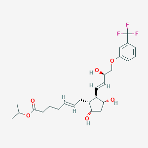 molecular formula C26H35F3O6 B125177 Travoprost 5,6-trans isomer CAS No. 1563176-59-9