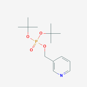 molecular formula C14H24NO4P B12517754 Di-tert-butyl (pyridin-3-yl)methyl phosphate CAS No. 820208-43-3
