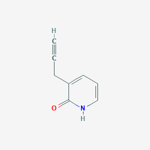 molecular formula C8H7NO B125178 3-prop-2-ynyl-1H-pyridin-2-one CAS No. 154012-63-2