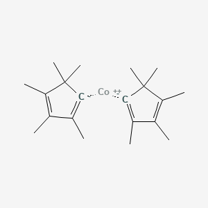 molecular formula C20H30Co B12517846 Bis(pentamethyl-cyclopentadienyl)cobalt 