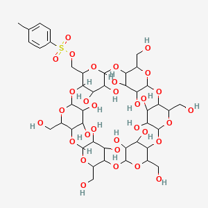 molecular formula C43H66O32S B12517932 Mono-6-O-(p-toluenesulfonyl)-alpha-cyclodextrin 