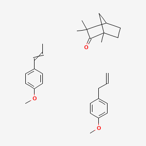 molecular formula C30H40O3 B12518028 Anethole; fenchone; tarragon 