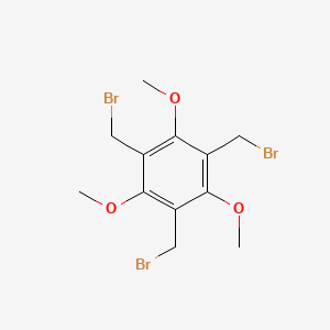 molecular formula C12H15Br3O3 B12518184 1,3,5-Tris(bromomethyl)-2,4,6-trimethoxybenzene 