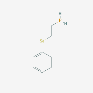 molecular formula C8H11PSe B12518193 Phosphine, [2-(phenylseleno)ethyl]- CAS No. 676346-05-7