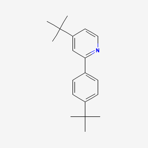 molecular formula C19H25N B12518286 4-(tert-Butyl)-2-(4-(tert-butyl)phenyl)pyridine 