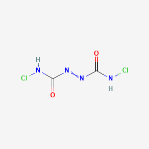 molecular formula C2H2Cl2N4O2 B12518316 N~1~,N~2~-Dichlorodiazene-1,2-dicarboxamide CAS No. 678987-38-7