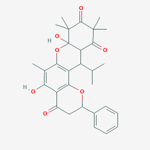 molecular formula C30H34O7 B1251832 Lumaflavanone C 