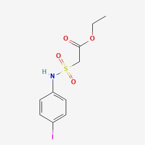 molecular formula C10H12INO4S B12518346 Ethyl [(4-iodophenyl)sulfamoyl]acetate CAS No. 658709-20-7