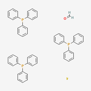 molecular formula C55H47IrOP3 B12518360 Formaldehyde tris(triphenylphosphine) iridium 