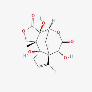 molecular formula C15H18O7 B1251848 1,2-Dehydroneomajucin 