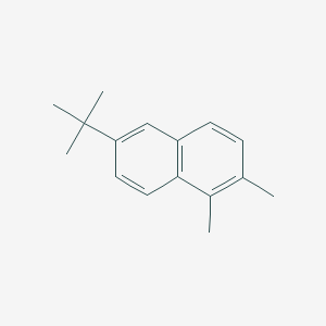molecular formula C16H20 B12518507 6-tert-Butyl-1,2-dimethylnaphthalene CAS No. 819871-86-8
