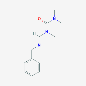 molecular formula C12H17N3O B12518516 N'-Benzyl-N-(dimethylcarbamoyl)-N-methylmethanimidamide CAS No. 652154-44-4