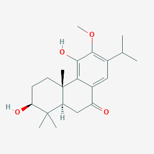3beta,11-Dihydroxy-12-methoxyabieta-8,11,13-triene-7-one
