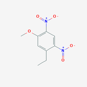 molecular formula C9H10N2O5 B12518608 1-Ethyl-5-methoxy-2,4-dinitrobenzene CAS No. 725264-87-9