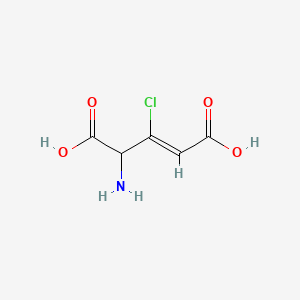 (Z)-4-amino-3-chloropent-2-enedioic acid