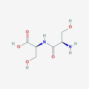 molecular formula C6H12N2O5 B12518649 D-Seryl-L-serine CAS No. 656221-75-9