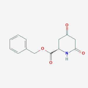 molecular formula C13H13NO4 B12518679 benzyl (2S)-4,6-dioxopiperidine-2-carboxylate CAS No. 653589-22-1
