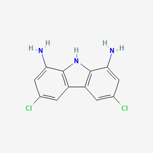 1,8-Diamino-3,6-dichloro-9H-carbazole