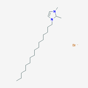 molecular formula C21H42BrN2- B12518714 1-hexadecyl-2,3-dimethyl-2H-imidazole;bromide CAS No. 676274-43-4
