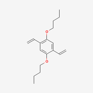 molecular formula C18H26O2 B12518741 1,4-Dibutoxy-2,5-divinylbenzene CAS No. 695231-55-1