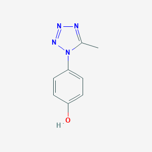 molecular formula C8H8N4O B125188 4-(5-甲基-1H-四唑-1-基)酚 CAS No. 157124-41-9