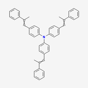 molecular formula C45H39N B12518802 Tris(4-(2-phenylprop-1-en-1-yl)phenyl)amine 