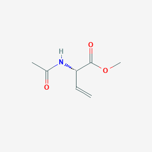 molecular formula C7H11NO3 B12518851 Methyl (2S)-2-acetamidobut-3-enoate CAS No. 820220-49-3