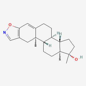 17-Methyl-androsta-2,4-dieno(2,3-d)isoxazol-17-ol, (17beta)-