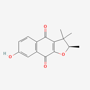 (3R)-7-hydroxy-alpha-dunnione