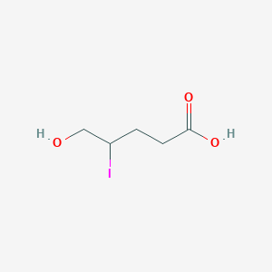 molecular formula C5H9IO3 B12518921 5-Hydroxy-4-iodopentanoic acid CAS No. 653569-79-0
