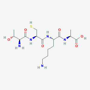 molecular formula C16H31N5O6S B12518976 L-Threonyl-L-cysteinyl-L-lysyl-L-alanine CAS No. 798541-20-5