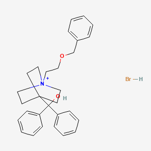 molecular formula C29H35BrNO2+ B12519019 Umeclidinium hydrobromide 