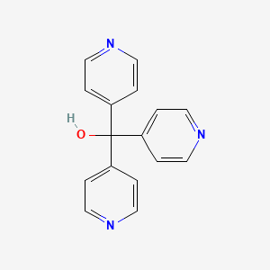 molecular formula C16H13N3O B12519048 Tri(pyridin-4-yl)methanol 
