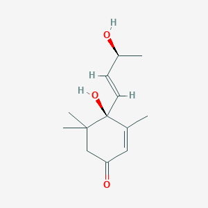 molecular formula C13H20O3 B1251908 (6R,9S)-vomifoliol 