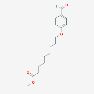 molecular formula C17H24O4 B12519116 Methyl 9-(4-formylphenoxy)nonanoate CAS No. 663157-48-0