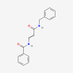 molecular formula C17H16N2O2 B12519150 N-[3-(Benzylamino)-3-oxoprop-1-en-1-yl]benzamide CAS No. 652976-03-9