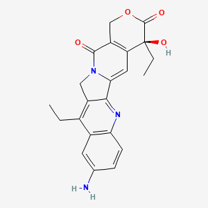 (19S)-7-amino-10,19-diethyl-19-hydroxy-17-oxa-3,13-diazapentacyclo[11.8.0.02,11.04,9.015,20]henicosa-1(21),2,4(9),5,7,10,15(20)-heptaene-14,18-dione