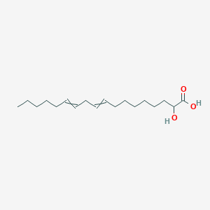 molecular formula C18H32O3 B12519203 2-Hydroxyoctadeca-9,12-dienoic acid 