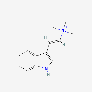 molecular formula C13H17N2+ B1251923 Conicamin 