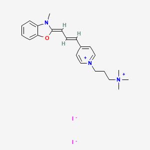 molecular formula C22H29I2N3O B1251925 Po-Pro-3 