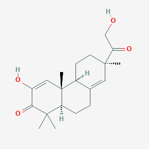 molecular formula C20H28O4 B1251929 lonchophylloid A 