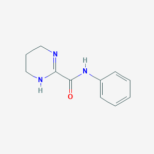 molecular formula C11H13N3O B125193 N-Phenyl-1,4,5,6-tetrahydro-2-pyrimidinecarboxamide CAS No. 156309-07-8
