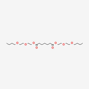 molecular formula C23H44O8 B12519332 Bis[2-(2-butoxyethoxy)ethyl] heptanedioate CAS No. 686700-55-0