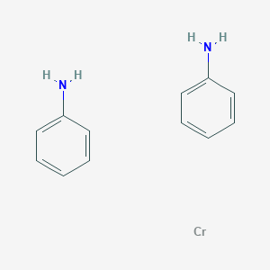 molecular formula C12H14CrN2 B12519352 Aniline--chromium (2/1) CAS No. 659718-72-6