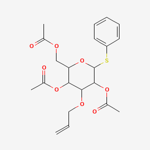 molecular formula C21H26O8S B12519359 Gal[246Ac,3All]-beta-SPh 