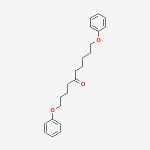 molecular formula C22H28O3 B12519393 1,10-Diphenoxydecan-5-one CAS No. 656257-08-8