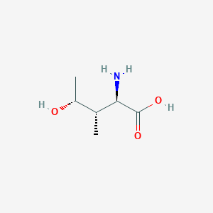 molecular formula C6H13NO3 B12519436 D-Isoleucine, 4-hydroxy-, (4R)- CAS No. 681230-43-3