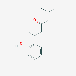 2-Hepten-4-one, 6-(2-hydroxy-4-methylphenyl)-2-methyl-